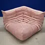 Togo Ecksofa Samt Hellrosa 5
