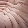 Togo Ecksofa Samt Hellrosa 9