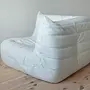 Togo Sofa Madras leather White 2