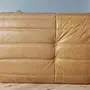 Togo Corner Sofa Pull-Up Leather Camel Brown 4