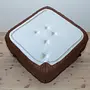 Togo Corner Sofa Madras Leather Brown 6