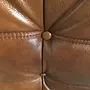 Togo Corner Sofa High Gloss Leather Antique Brown 7