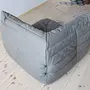 Togo Corner Sofa Madras Leather Ash Grey 3
