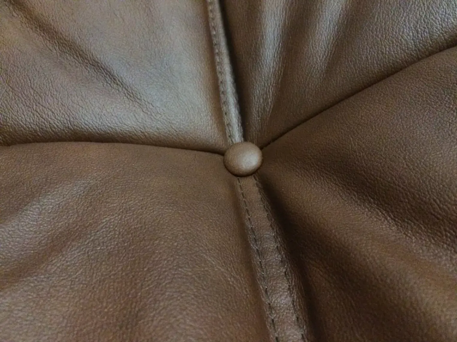 Togo Ecksofa Leder Braun 4