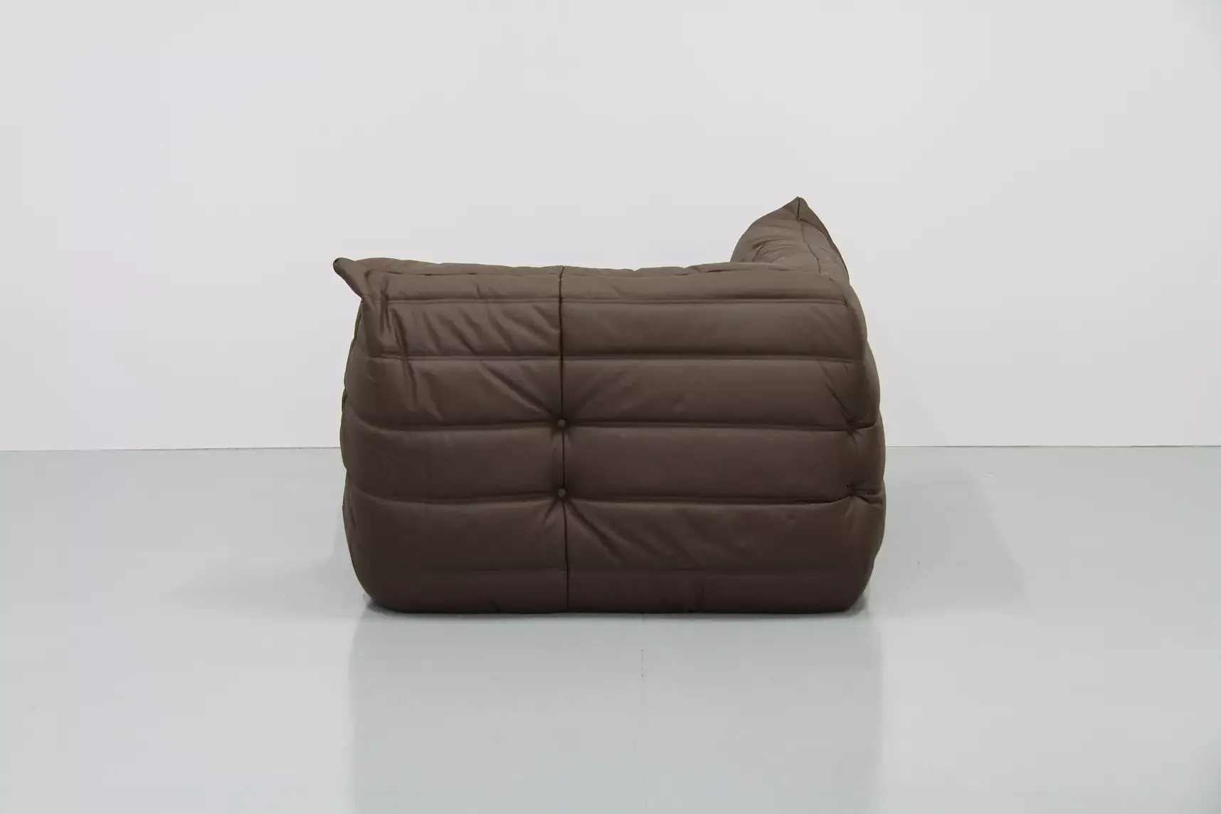 Togo Ecksofa Leder Braun 2
