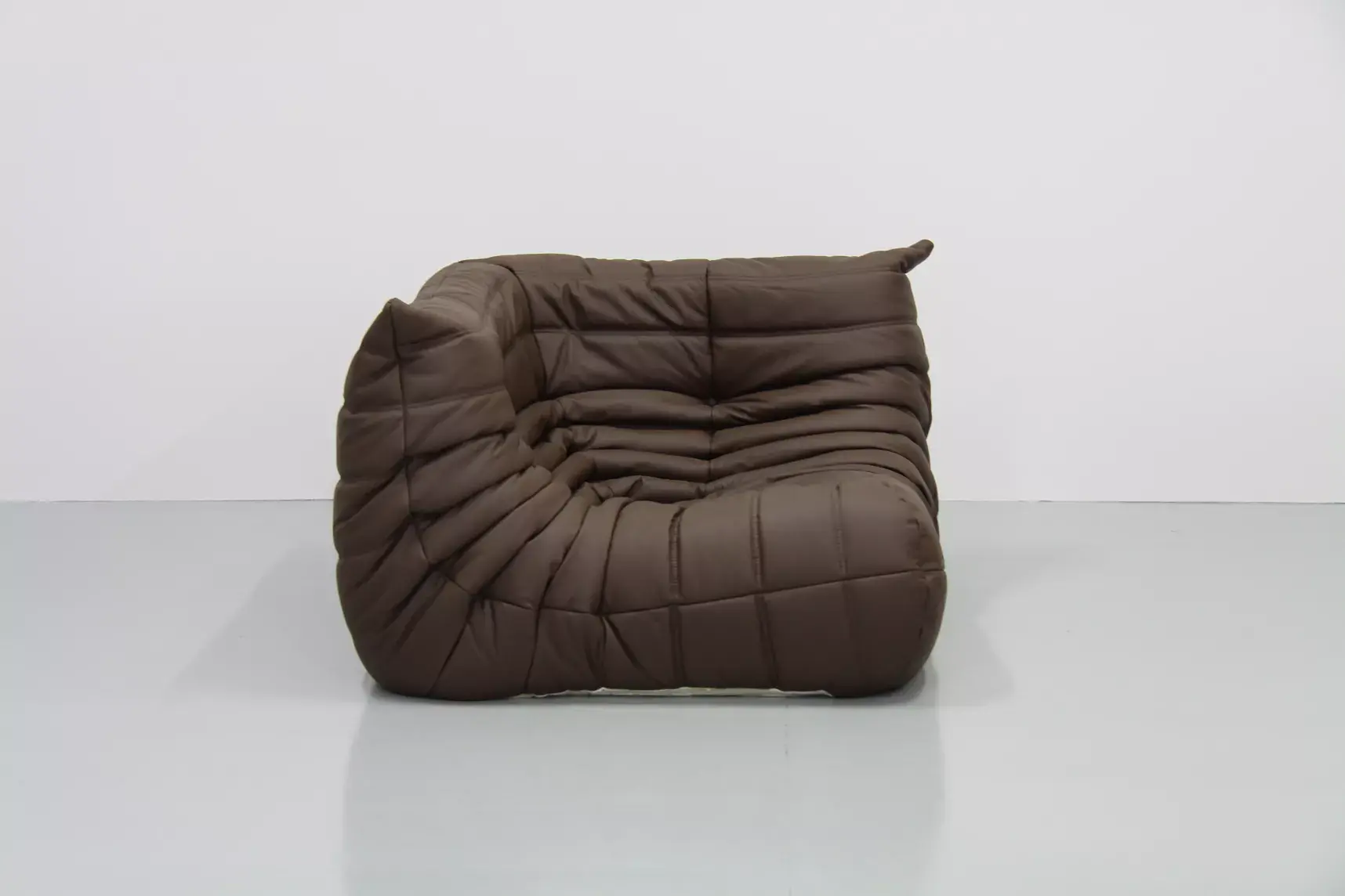 Togo Ecksofa Leder Braun 3