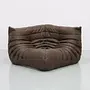 Togo Ecksofa Leder Braun 4