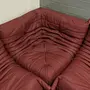 Togo Ecksofa Leder Rot 2