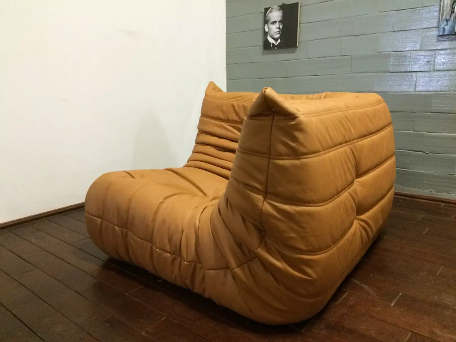 Togo Ecksofa Leder Beige 2