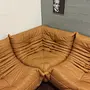 Togo Ecksofa Leder Beige 3