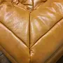 Togo Ecksofa Glattleder Cognac Braun 5
