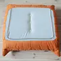 Togo Armchair and Ottoman Set Textile Orange 8