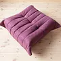 Togo Sessel und Ottoman Set Textil Aubergine 7