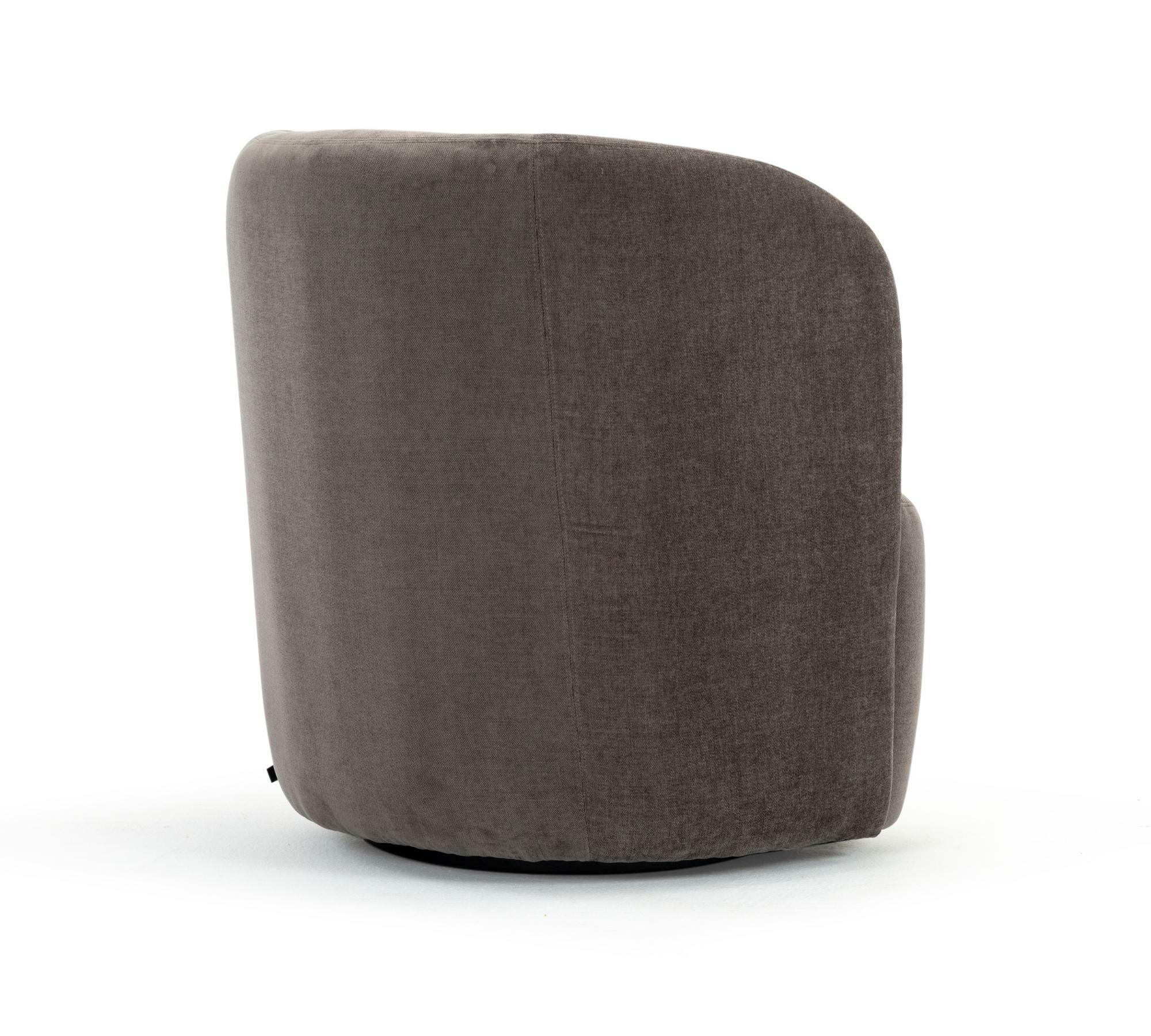 Blair Swivel Armchair Danny Steel Grey 3