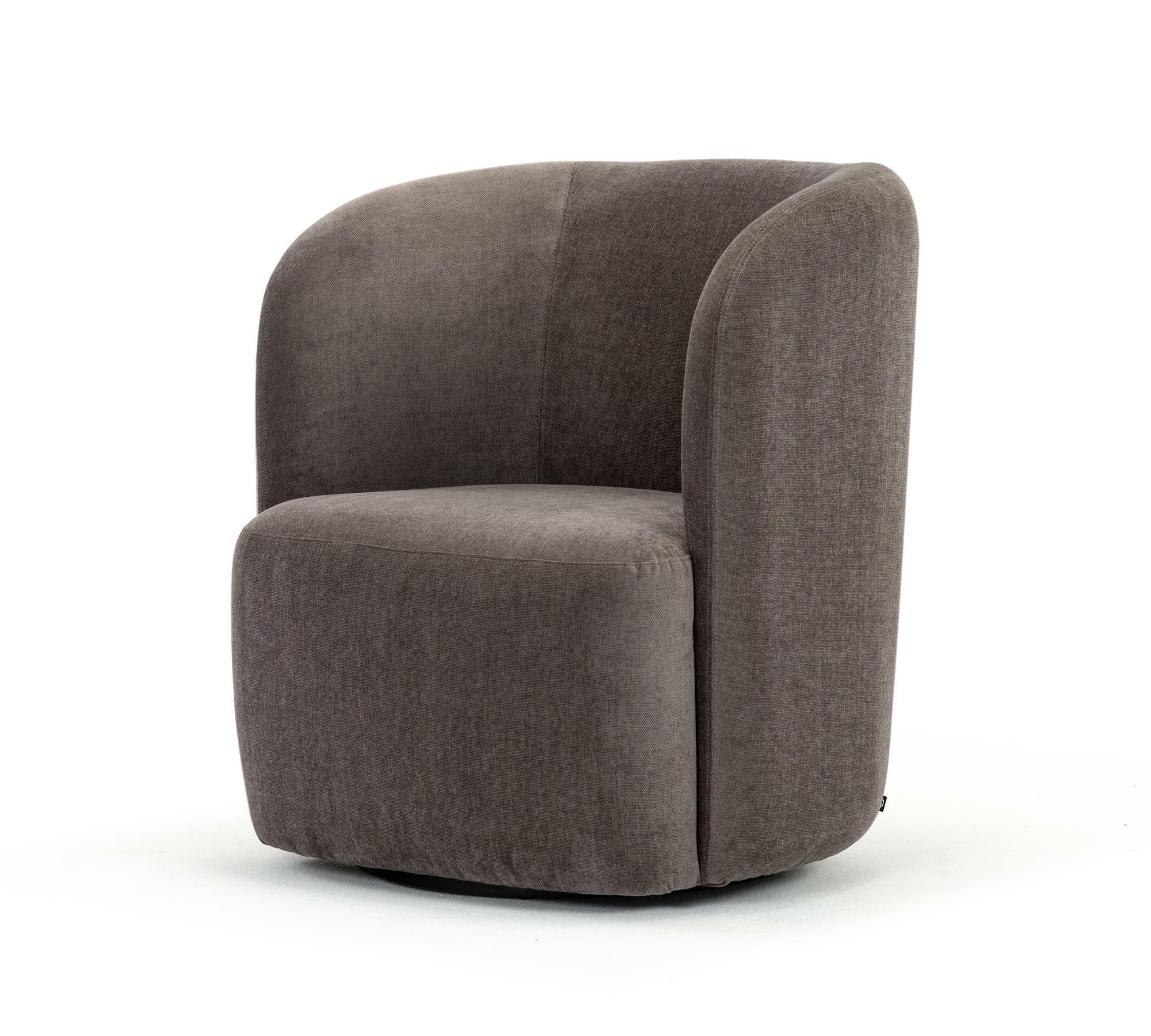Blair Swivel Armchair Danny Steel Grey 0