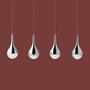 LED pendant lamp Frizzante Glass / Steel Number of flames: 4 0