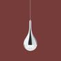 LED-Pendelleuchte Frizzante Glas / Stahl Flammenanzahl: 4 1