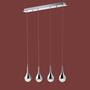LED pendant lamp Frizzante Glass / Steel Number of flames: 4 2