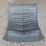 Togo Lounge Set 3-pc. Madras Leather Ash Grey 5