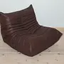 Togo Lounge Set 3-pc. Madras Leather Brown 5