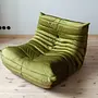 Set Lounge Togo 4 pz. Velluto Verde oliva 7