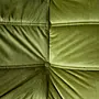 Togo Sofa 3-seater velvet olive green 9
