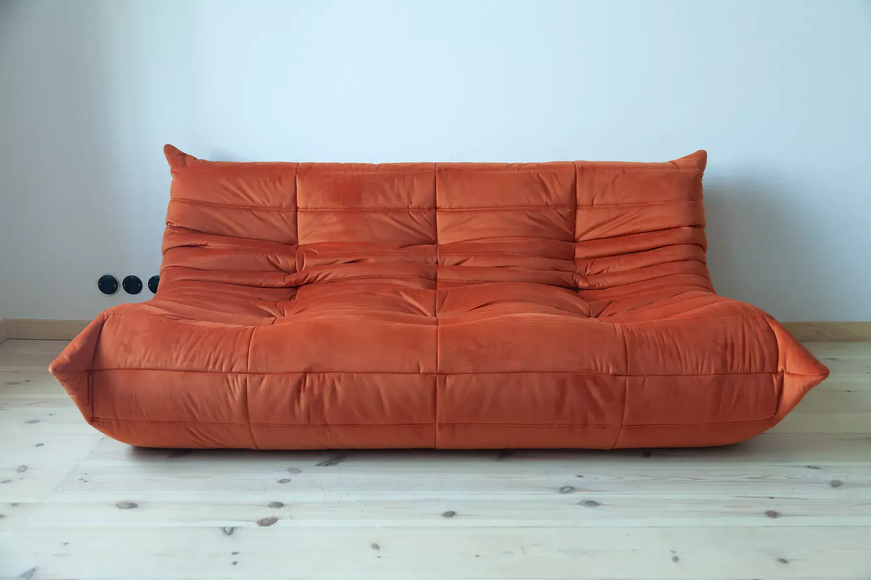 Togo Lounge Set 3-tlg. Samt Orange 1