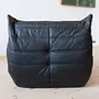 Togo Lounge Set 3-pc. Madras Leather Black 8