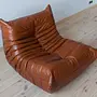 Togo Lounge Set 3-pc. High-gloss leather whisky brown 8