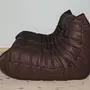 Togo Lounge Set 3-pc. Madras Leather Brown 2