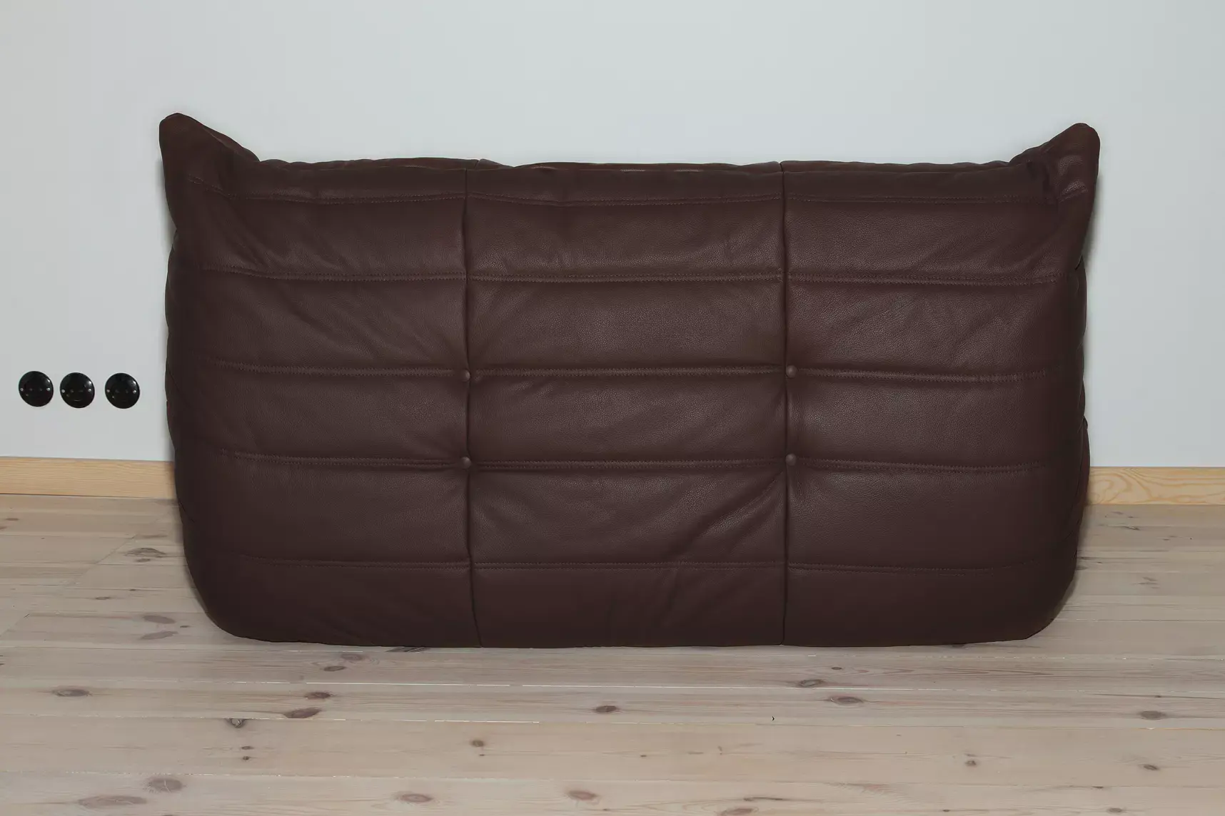 Togo Lounge Set 3-pc. Madras Leather Brown 3
