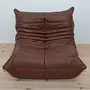 Togo Lounge Set 3-pc. Madras Leather Brown 8