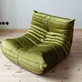 Togo Lounge Set 3-pc. Velvet Olive Green 8