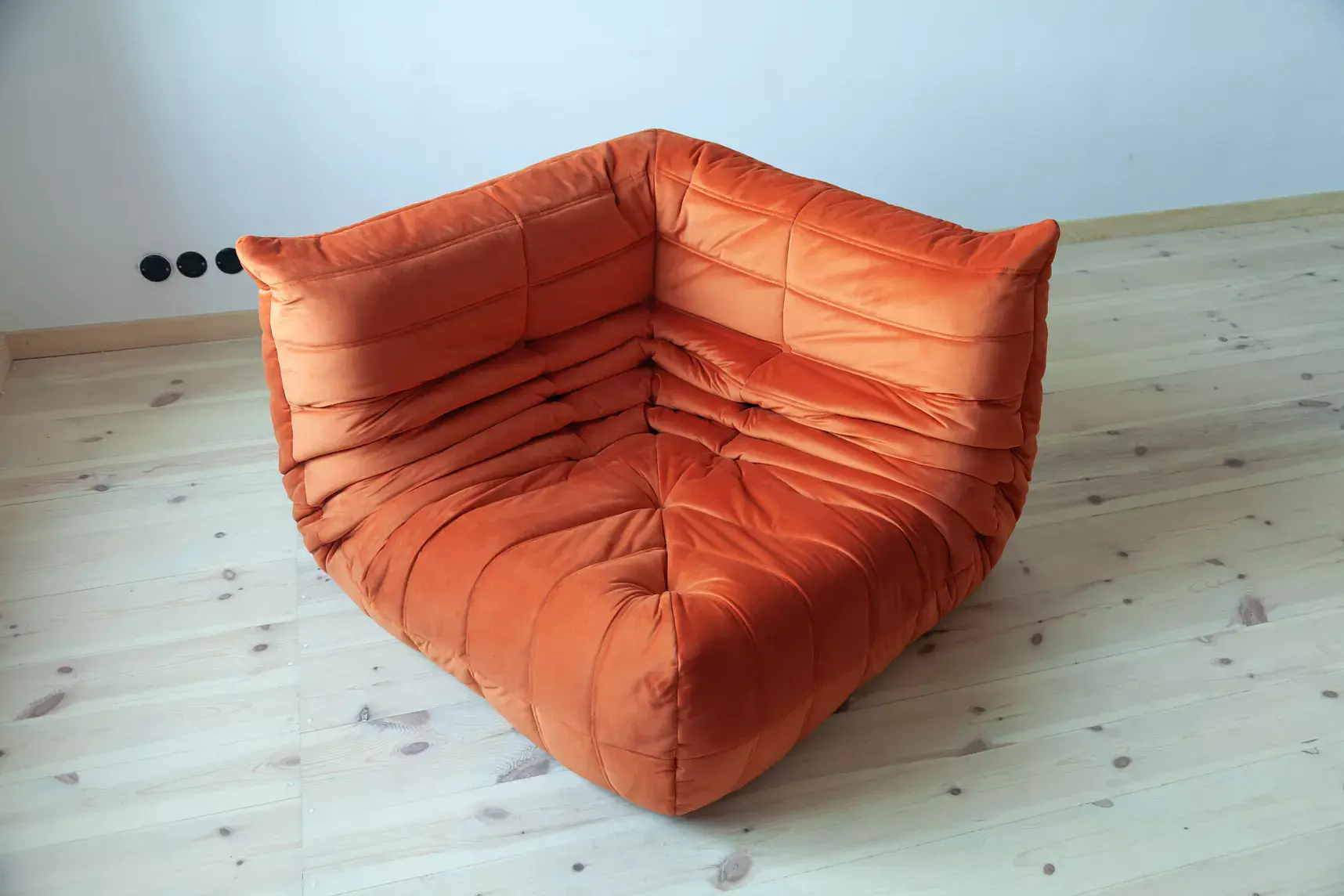 Togo Lounge Set 4-tlg. Samt Orange 4