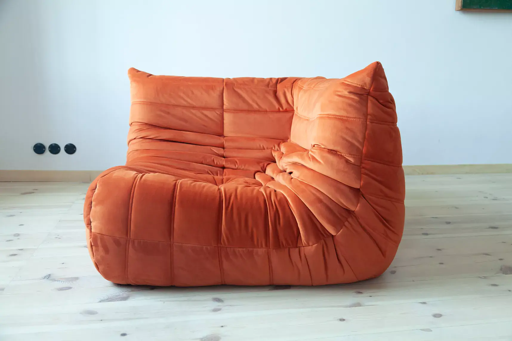 Togo Lounge Set 4-tlg. Samt Orange 5