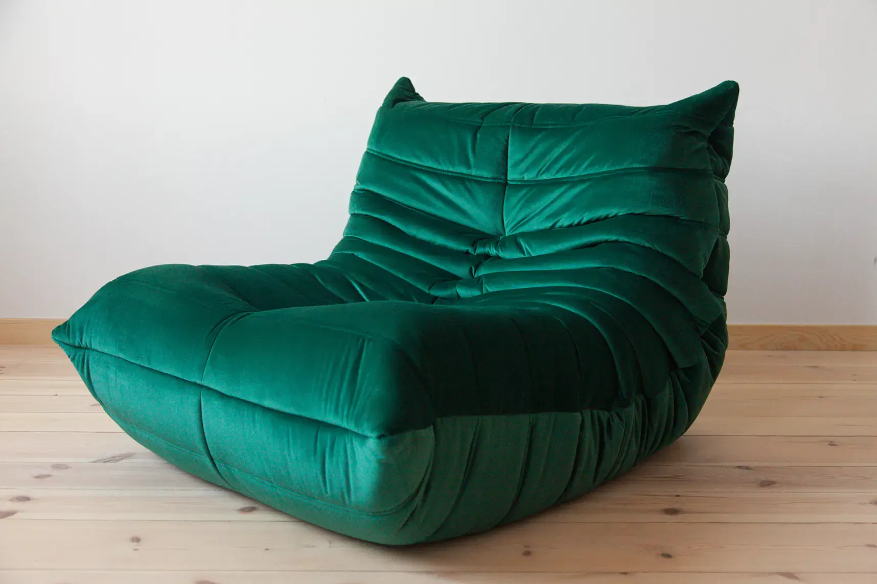 Togo Lounge Set 4-pc. Velvet Emerald Green 6