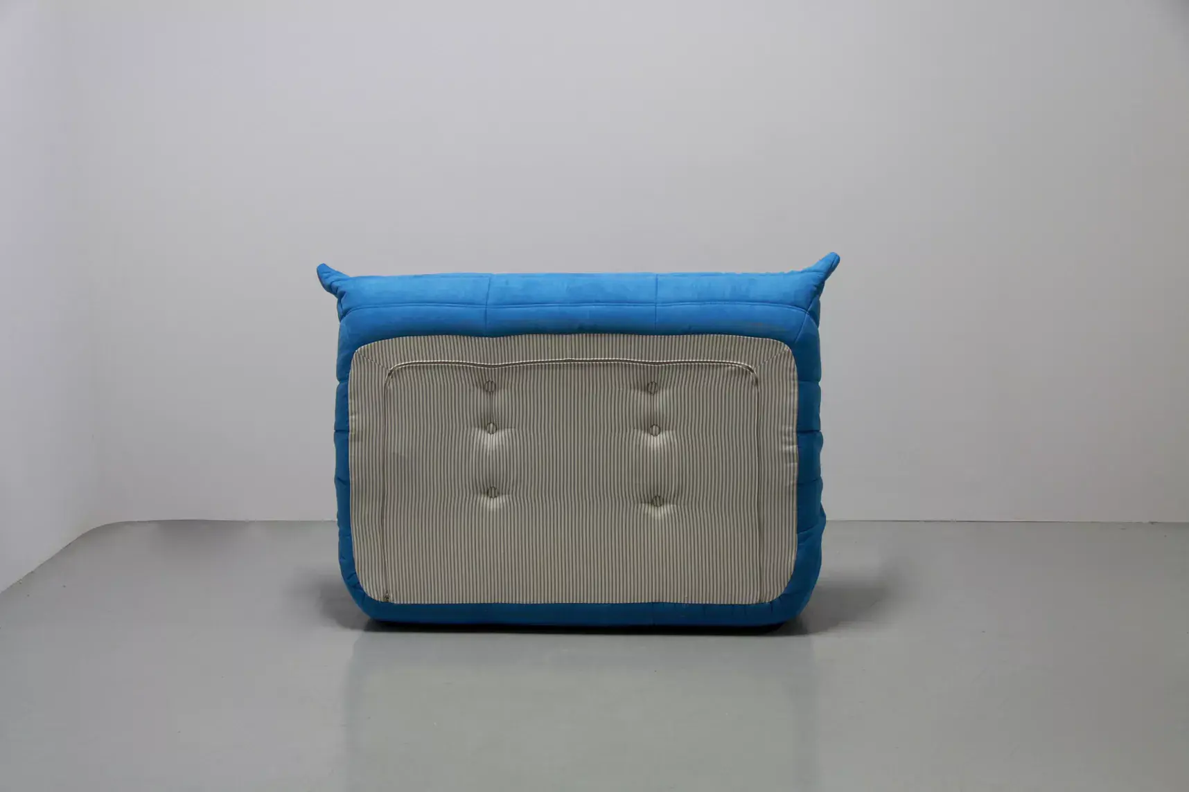 Togo Lounge Set 3-tlg. Textil Blau 4
