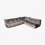 Togo Lounge Set 3-tlg. Samt Warmgrau 0