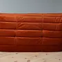 Togo Lounge Set 3-tlg. Samt Bernstein-Orange 5