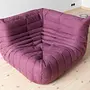 Togo Lounge Set 3-pc. Textile Aubergine 8