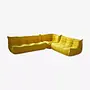 Togo Lounge Set 3-pc. Textile Lemon Yellow 0