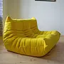 Togo Lounge Set 3-pc. Textile Lemon Yellow 4