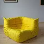 Togo Lounge Set 3-pc. Textile Lemon Yellow 7