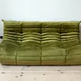 Togo Lounge Set 3-pc. Velvet Olive Green 6