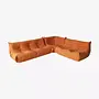 Togo Lounge Set 3-pc. Textile Orange 0