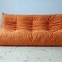 Togo Lounge Set 3-pc. Textile Orange 1