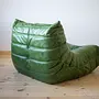 Togo Lounge Set 3-pc. Pull-Up Leather Green 8