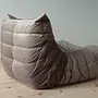 Togo Lounge Set 4-piece Velvet Warm Grey 6