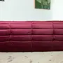 Togo Lounge Set 4-tlg. Samt Burgundrot 2