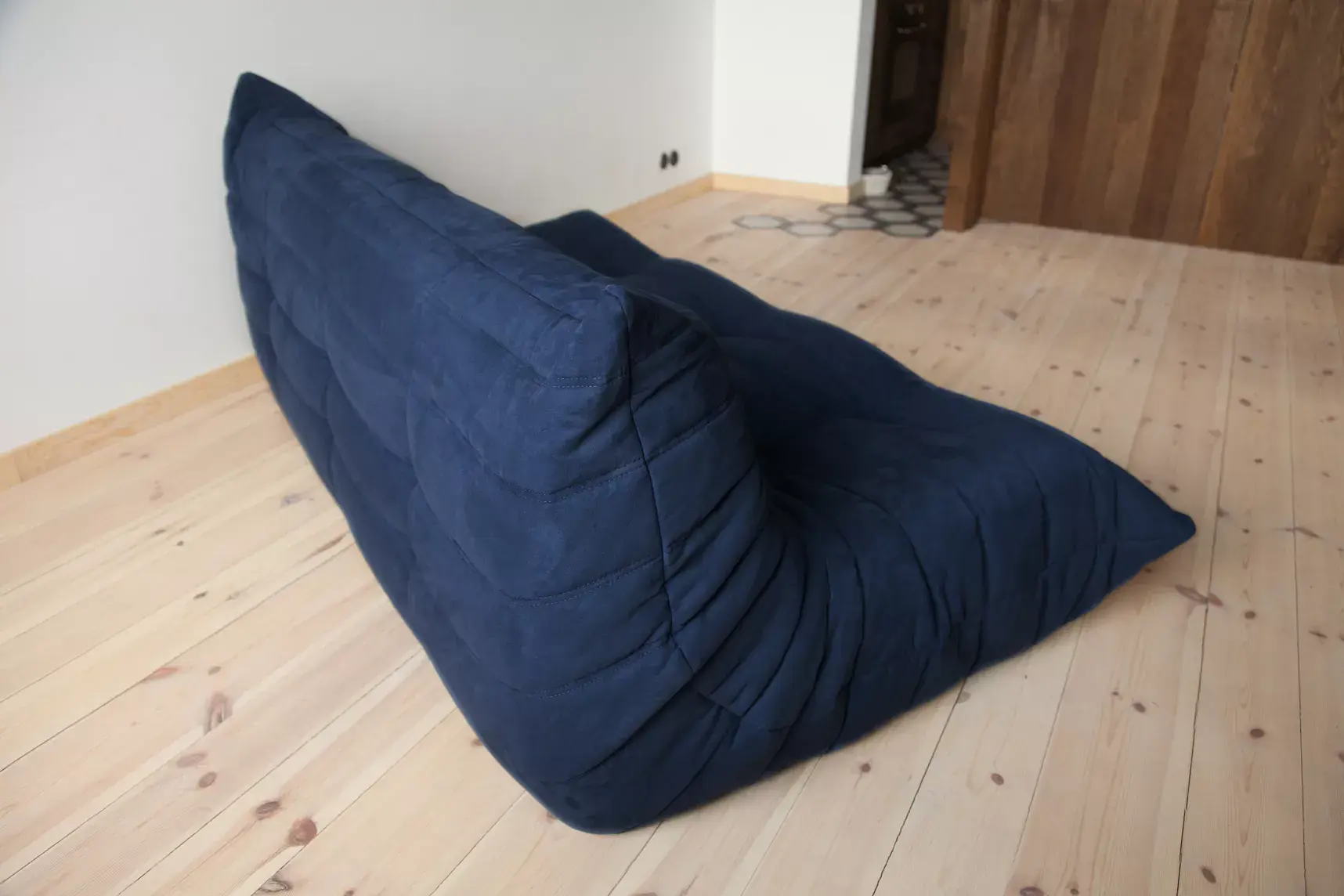 Togo Lounge Set 4-pc. Textile Navy Blue 2